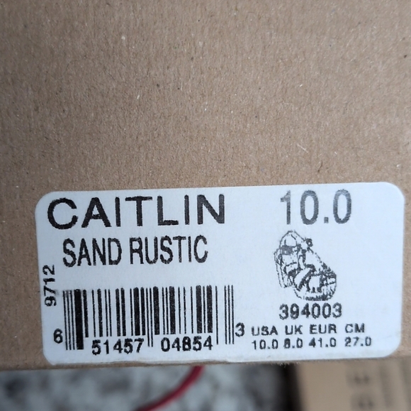 BedStu Caitlin Platform Sandals Rustic Sand Tan Sz 10 Genuine Leather Heels - Picture 12 of 13